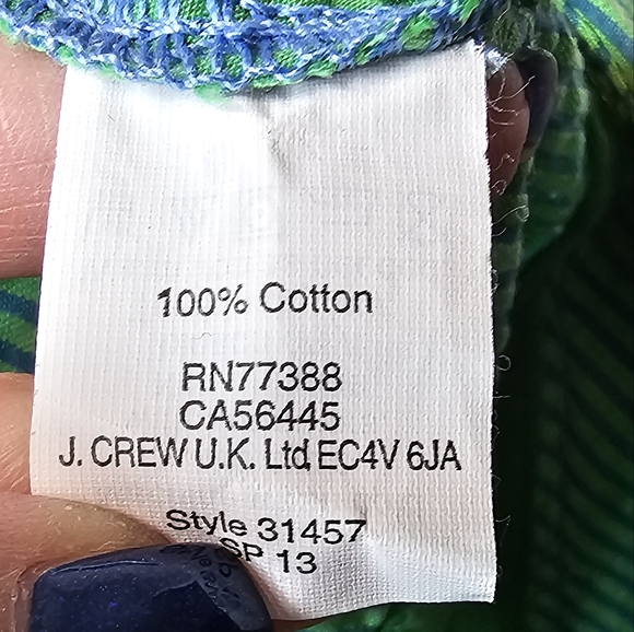 J. Crew Chino Striped Shorts - Picture 7 of 7